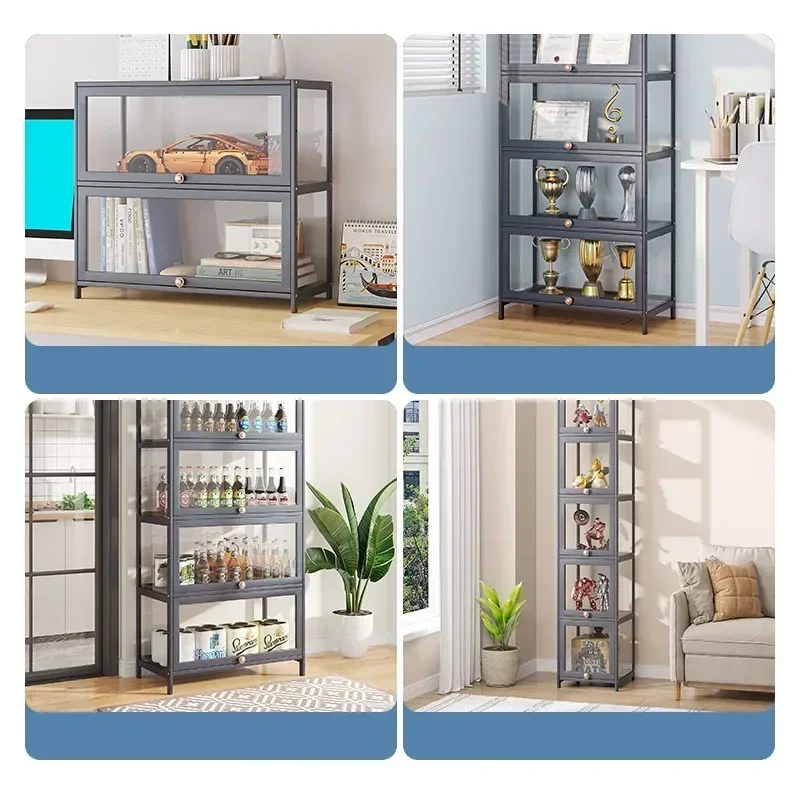 Living Room Simple Bar Wine Storage Rack Cabinet Showcase Modern Furniture