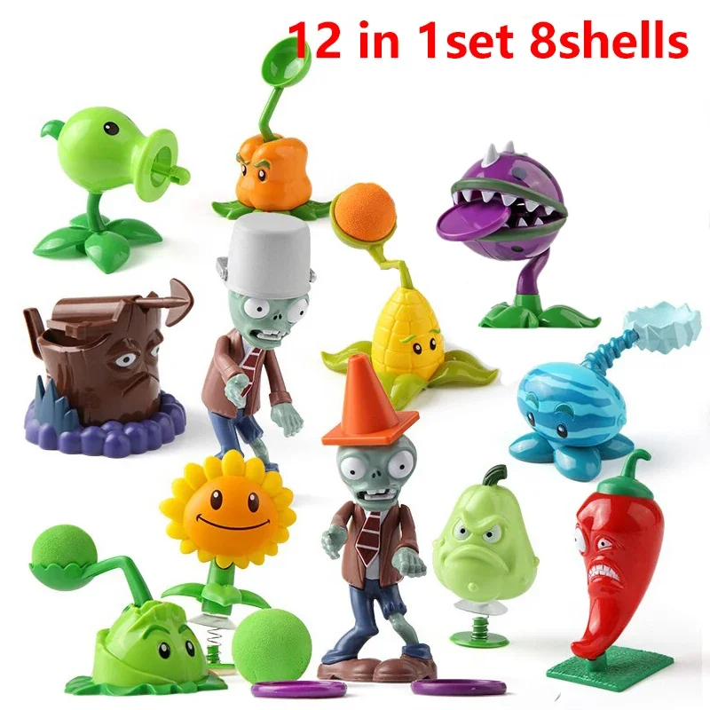 Plants Vs Zombies 2 Erbsenschütze Kokosnusskanone Original Spielzeugset Szenenfiguren Ornamente Weiches Silikon Fan-Spielzeug Geburtstagsgeschenk – Detail 2
