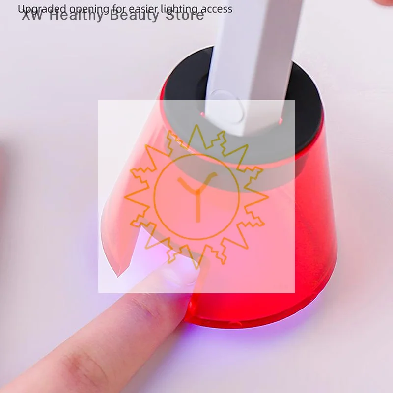 1pcs Nail Beauty Salon Devices Rubber Light-blocking Baffle For Straight-shaped Nail UV Lamp Protective Goggles Anti-blue-light
