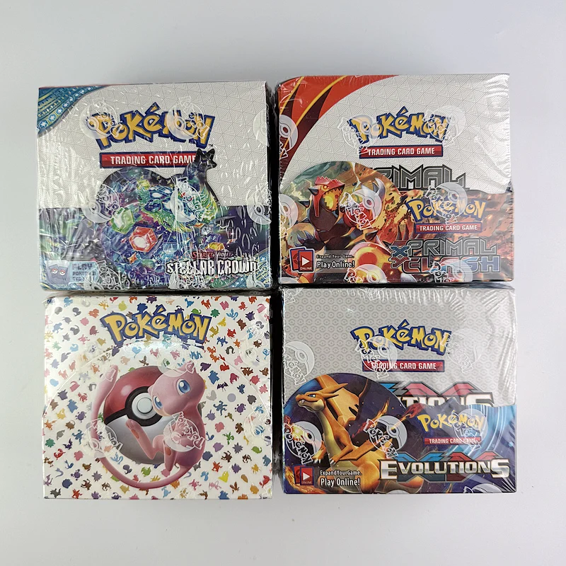 360Pcs English version Pokémon TCG:Evolutions Scarlet & Violet 151 classics Expansion Booster Pokemon trade card 36 Pack Box