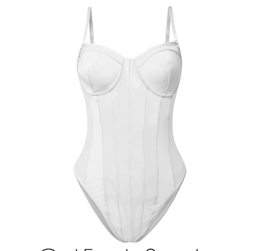 

Camisole women's inner wear spring and summer outer wear European and American sexy slim burgundy hottie lace fishbone jumpsuit