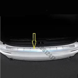 For Volvo XC90 2015 2016 2017~2025 stainless steel protector Door Sill Scuff Plate Rear Bumper Protector Car Accessories