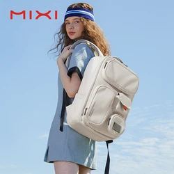 Mochila de Viagem Multifuncional Impermeável Mixi-Unisex, Novo Saco De Design De Patentes, 18 Polegada, M5015