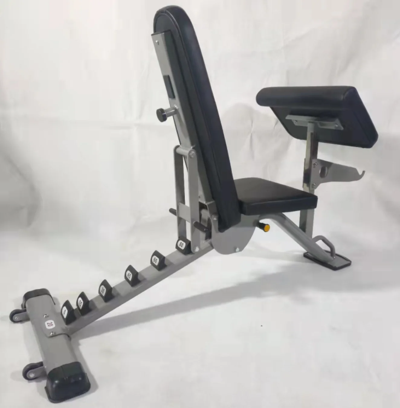 

Commercial Gym Equipment Adjustable Bench with Bicep Part and Leg Part for Fitness