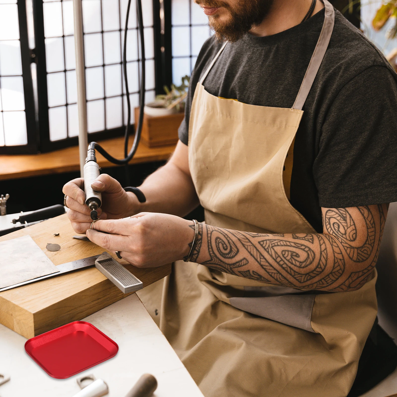 Magnetic Screw Tray Parts Bolt Holder Bowl Model Trays for Mechanic Auto Repair Work Screws