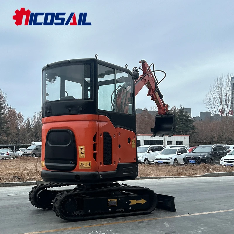 

Multi functional 2-3.5T small tracked excavator with engine and gearbox for farming and construction