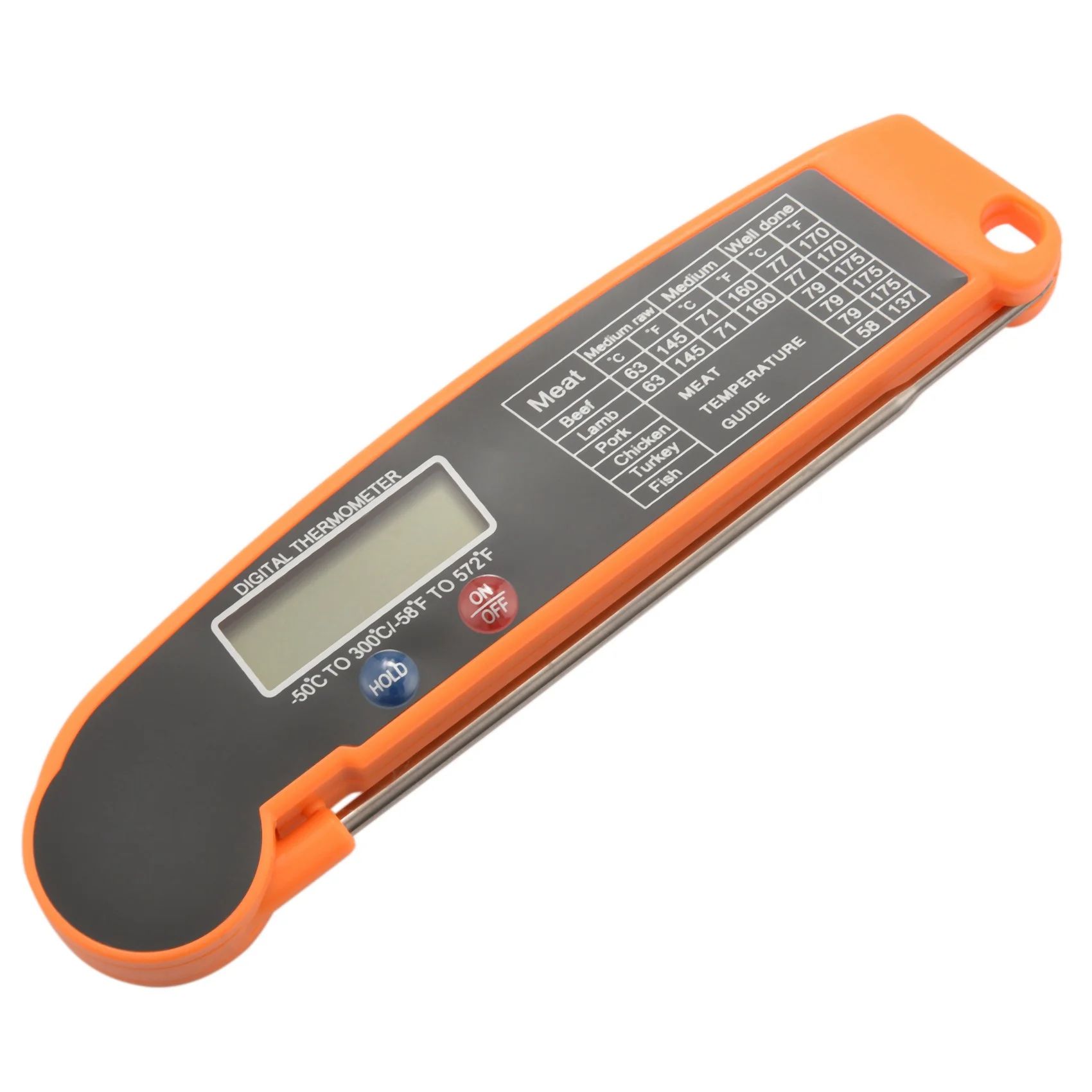 A84E-5X Digital Instant Read Meat Thermometer With Highly Accurate Temperature Probe, Electric Cooking Thermometer