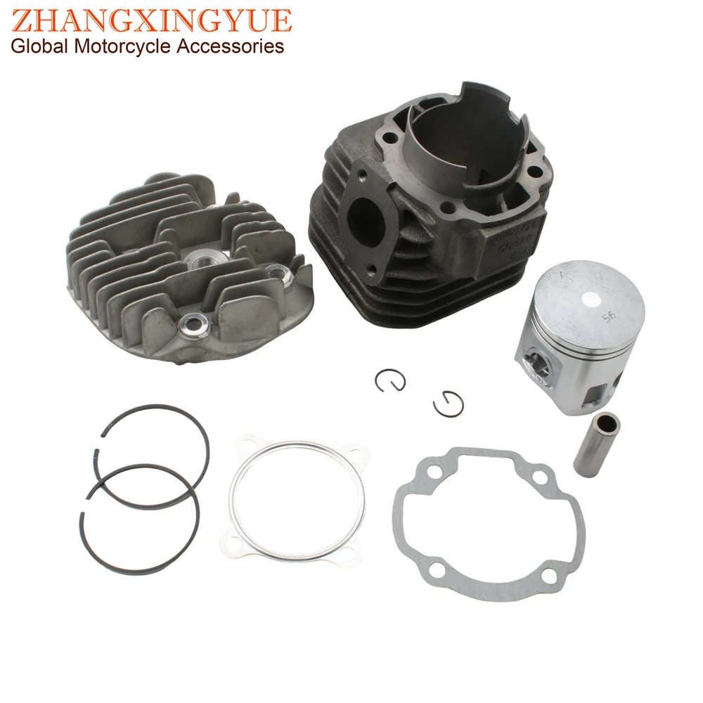 56mm 128cc Big Bore Cylinder Kit & Racing Crankshaft For Yamaha Bws100 Axis100 Aerox100 Nitro YW100 Zuma 100cc 4VP 2T Minarelli