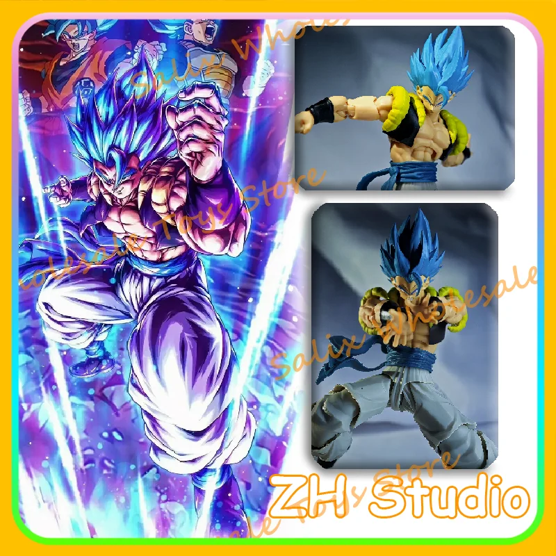 

New ZH Studio Gogeta Head Sculpt Dragon Ball Super Saiyan Gogeta Head Accessories Anime Action Figures Model Gifts Toys