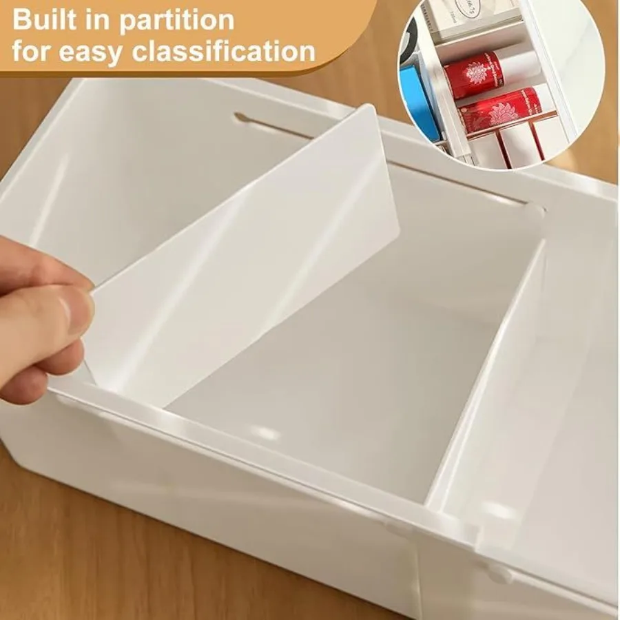 

Expandable Storage Drawer Organizers Multifunctional Drawer Fit Storage Bin Adjustable Kitchen Storage Organizer Storage Bin fo