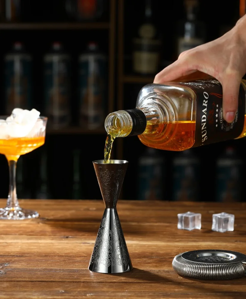 Jigger w stylu japońskim Podwójny Jigger koktajlowy Narzędzia barowe 30/60 ml, 30/45 ml — zdjęcie 4