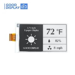 3.7 Inch E-Paper Display Black And White 4 Grayscale E-Ink Screen Module, GDEY037T03