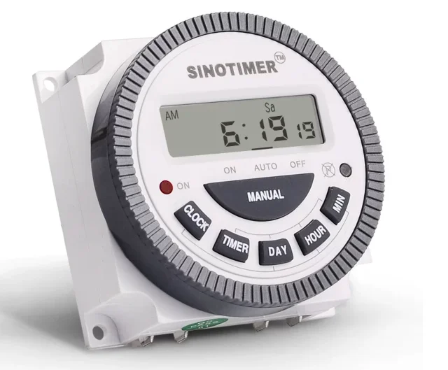 TM619 Time Control Switch 7 Days Programmable Cyclic Timing Intelligent Time Controller 1 Normally Open 1 Normally Closed