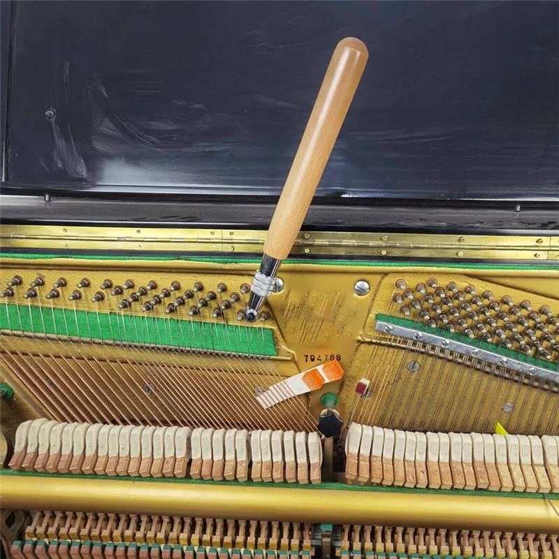 

A51Q-Piano Tuning 8-Piece Set With Tuning Mutes And Hammer For Grand And Upright Pianos