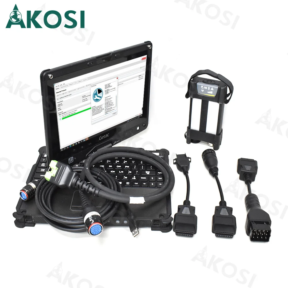 ل VOCOM II VOCOM2 VCADS 88894000 لأداة تشخيص حفارة الشاحنة EURO6 V2.8 PTT أداة تقنية متميزة مع كمبيوتر محمول Getac V100 #3