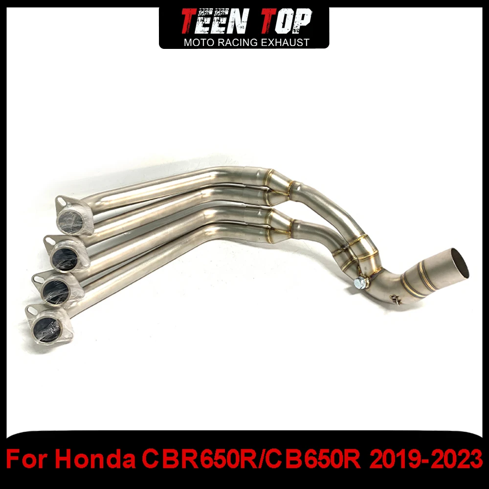 

Stainless Steel Motor Bike Exhaust Elbow Link Pipe For Honda CBR650R CB650R CBR650F Front Header Connection Pipe 51MM Moto Parts