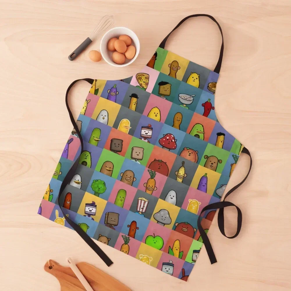 

FOODLES Apron Cute Kitchen Smock for hairdressing Custom Things For The Home Apron