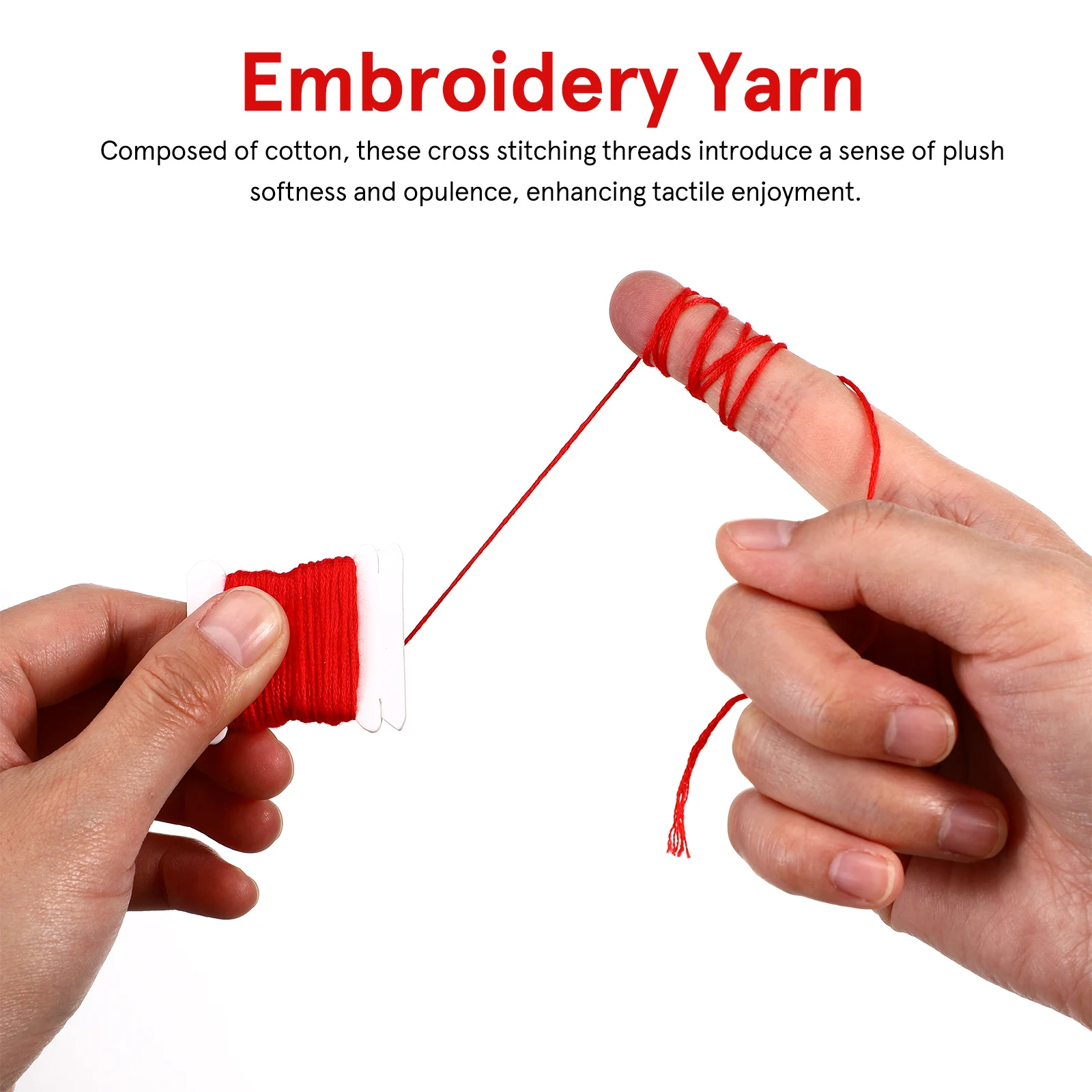 

120 Skeins Embroidery Thread Colorful Cross Stitch Threads Bracelet Craft Floss Soft Resilient Boxed Packaging