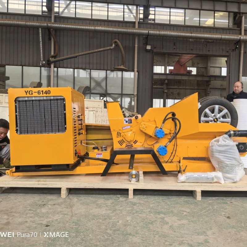 High Performance Wood Chipper Forestry Branches Breaking Firewood Splitter Machine Wood Chipper Splitting Machine for Mexico