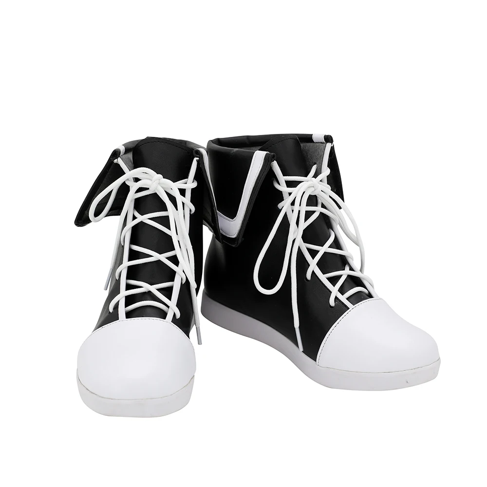 Arknights Cuora Cosplay Stiefel Lederschuhe Maßgeschneidert für Jungen Mädchen Halloween Kostüm Party