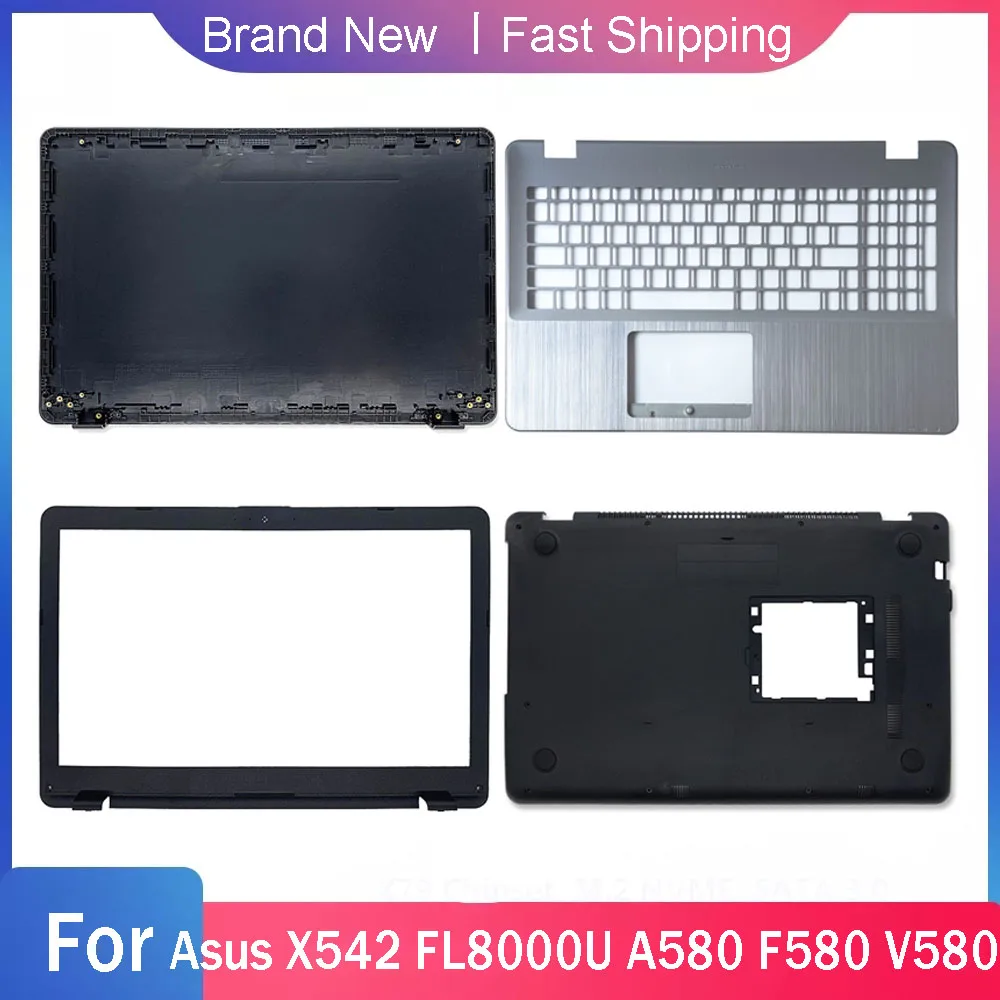tampa traseira do portatil para asus moldura dianteira tampa traseira superior do palmrest caixa inferior nova x542 x542u x542ur x542ba r542ua a580 f580 fl8000 01