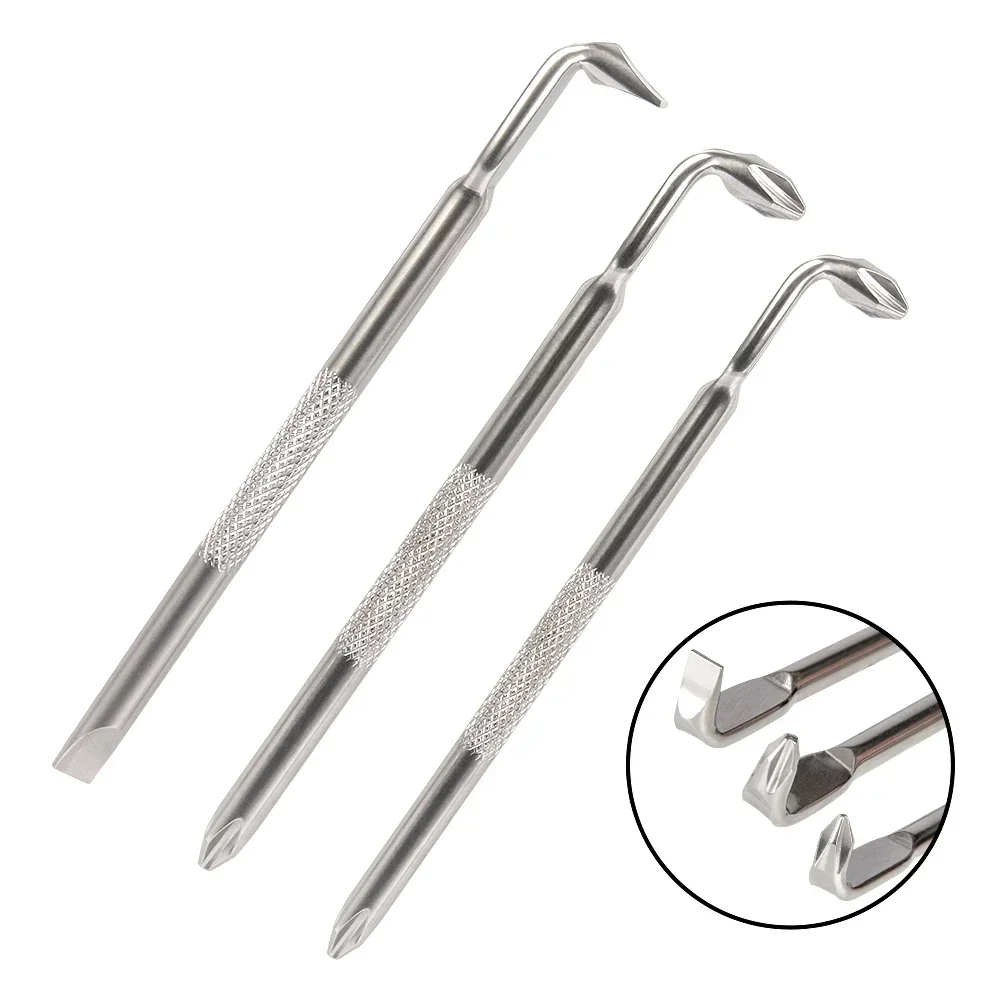 3pcs L Type Double End Screwdriver Bit Set Magnetic 6PH2 5PH1 SL6 Phillips Slotted Screwdriver Bits Hand Tool