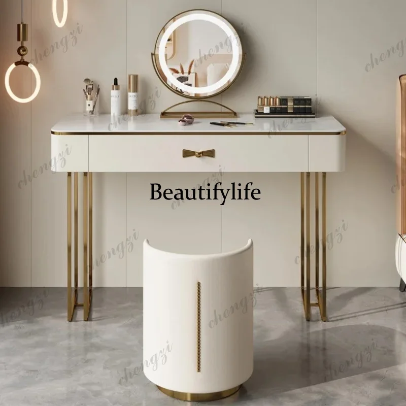 

Modern Makeup Vanity Table Organizer Aesthetic Nordic Dressing Table Drawers Storage Decor Mesa De Maquillaje Bedroom Furniture