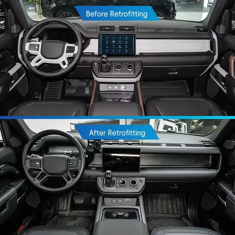 2020-2024 Car Modification Upgrade Carbon Fiber Interior Kit for Range Rover Defender Made in China/Guangxi