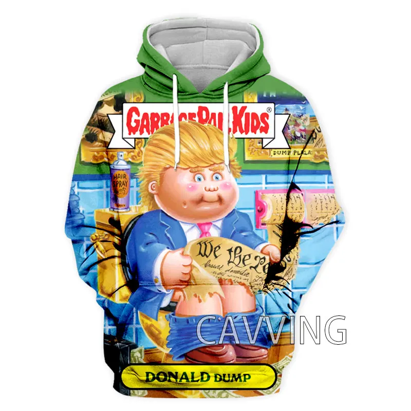 CAVVING 3D Printed   Garbage Pail Kids  Hoodies Hooded Sweatshirts Harajuku  Tops Clothing for Women/men  H03