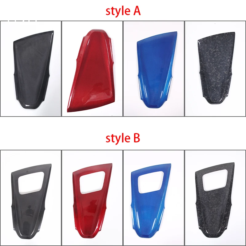 For Chevrolet Corvette C8 2020-2023 Real Carbon Fiber Dashboard Cover Decorative Cover Car Interior Accessories