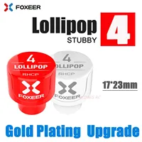 Foxeer Lollipop 4 Stubby Antenna 2.6DBi 5.8G RHCP LHCP FPV SMA RPSMA Micro Mushroom Receiver Antenna For FPV RC Drone Goggle