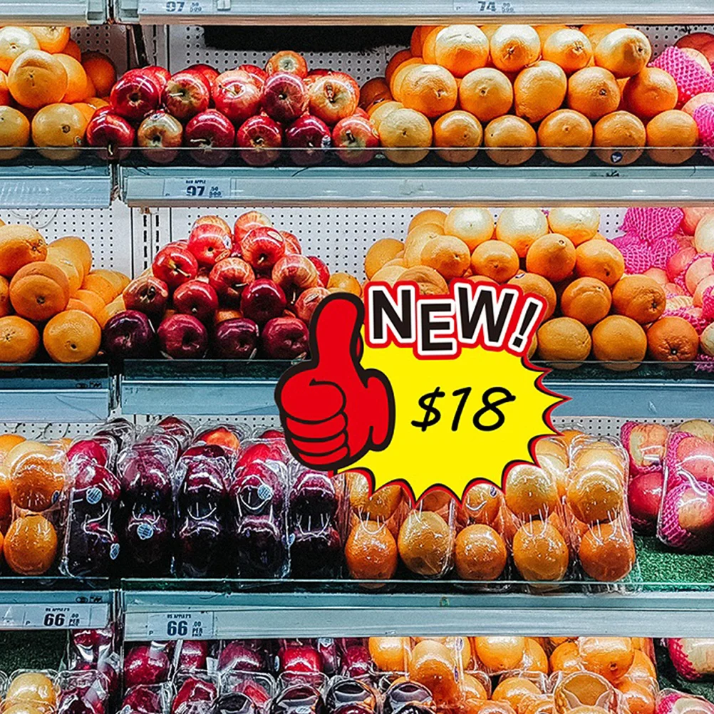 50 個の値札プレミアム紙広告ステッカー販売プロモーション看板小売ビジネス用フリーマーケットガレージセールショップ