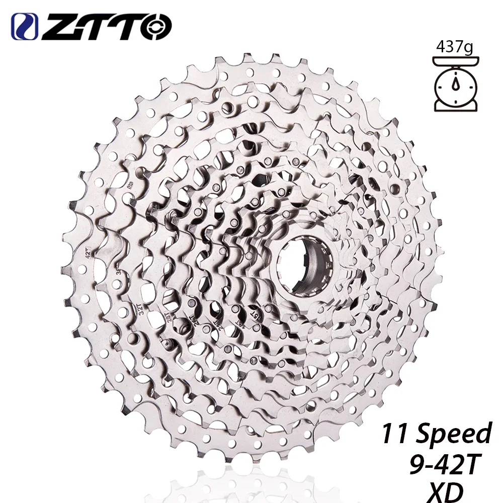 

ZTTO MTB Bike 11 Speed 9-42T Cassette XD Sprocket 11V K7 Ultraight 9-42 Steel For GX M6000 Mountain Bicycle Freewheel