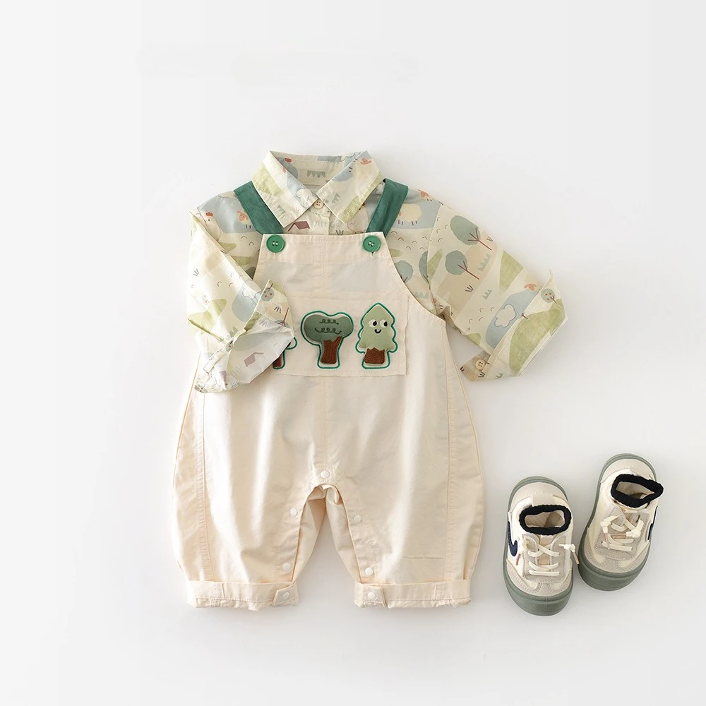 2026 Kids Baby Fashion New Cartoon Blouse Toddler Infant Girls Spring Thin Petal Neck Sleeve Thin Shirt Cotton Pullover Tops