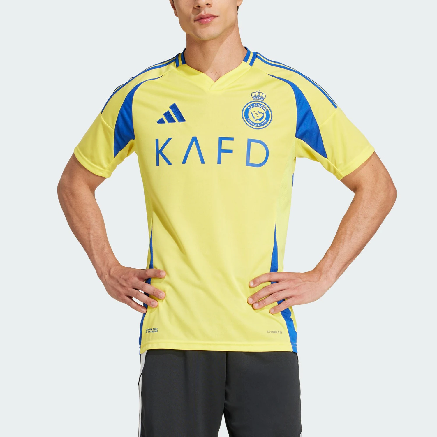 Adidas Official Genuine 2024 New Men's Slim Fit Fashion Knit T-Shirt JP0459