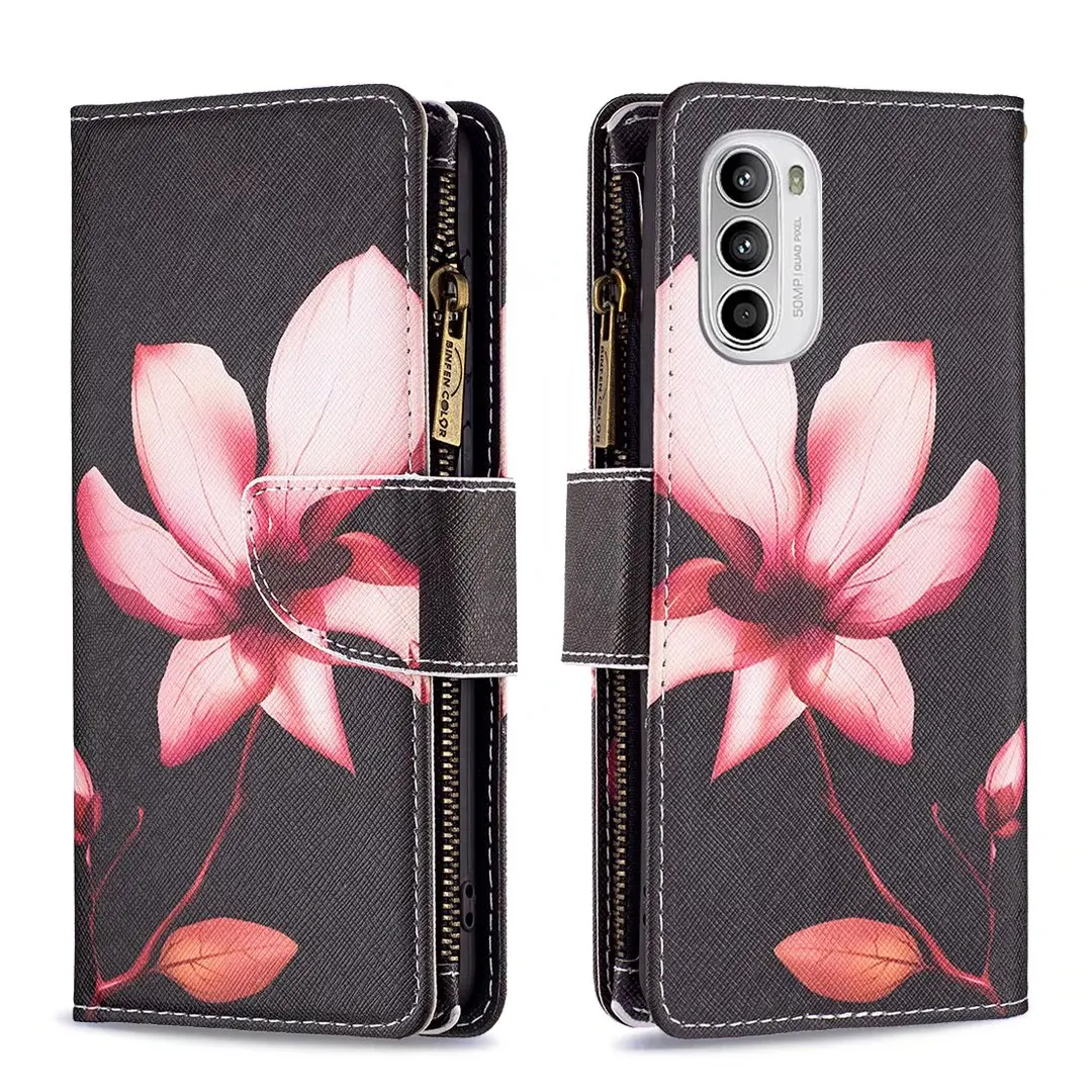 Colorfull Patterns Cases For OPPO A17 A57 A76 A36 A96 A54S A55 Realme K10 9i Reno 9 Pro 4G 5G Wallet Leather Phone Case 100pcs