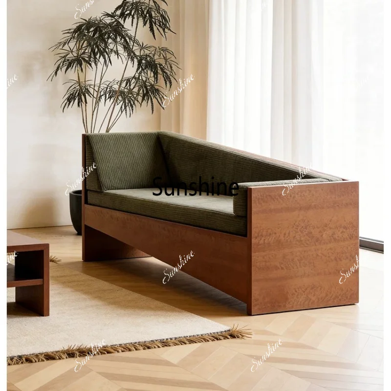 Medieval style hotel clubhouse special-shaped irregular sofa meeting guest sitting area bench