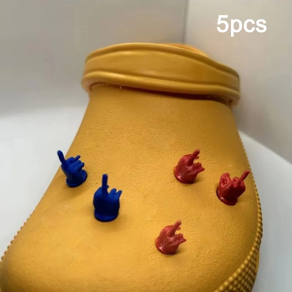 

5/10Pcs Cartoon Shoes Charms Buckle 3D Printed Funny Hole Shoe Shoes Buckle Accessories DIY Shoes Buckles