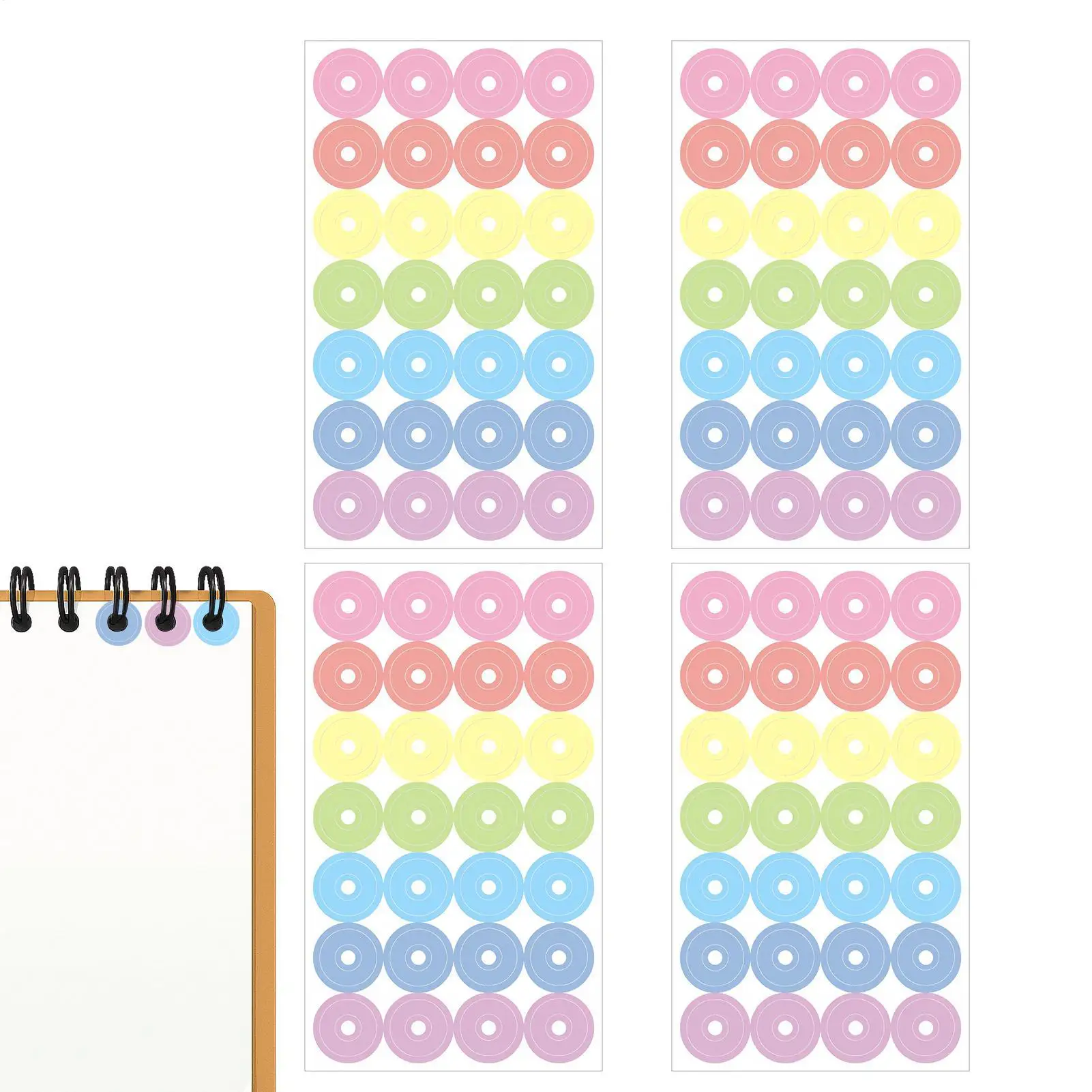 

Укрепляет отверстия для бумаги, круглые липкие круги, самоклеящиеся защитные приспособления для бумаги для черчения, свободные заметки, посылка, книга