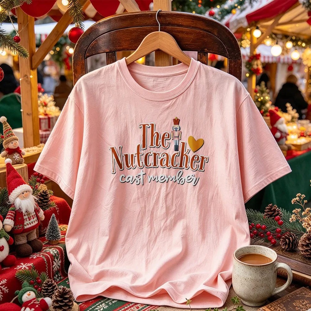 Sweatshirt Personalized 2025 Nutcracker Cast Member Zip-up Hoodie Sweatshirt Jacket: Nutcracker Ballet, Christmas, Customizable