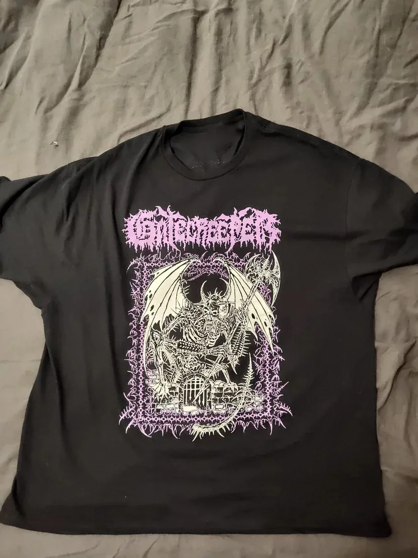 

Gatecreeper Band Black T-Shirt Cotton Unisex For Men Women ZH28