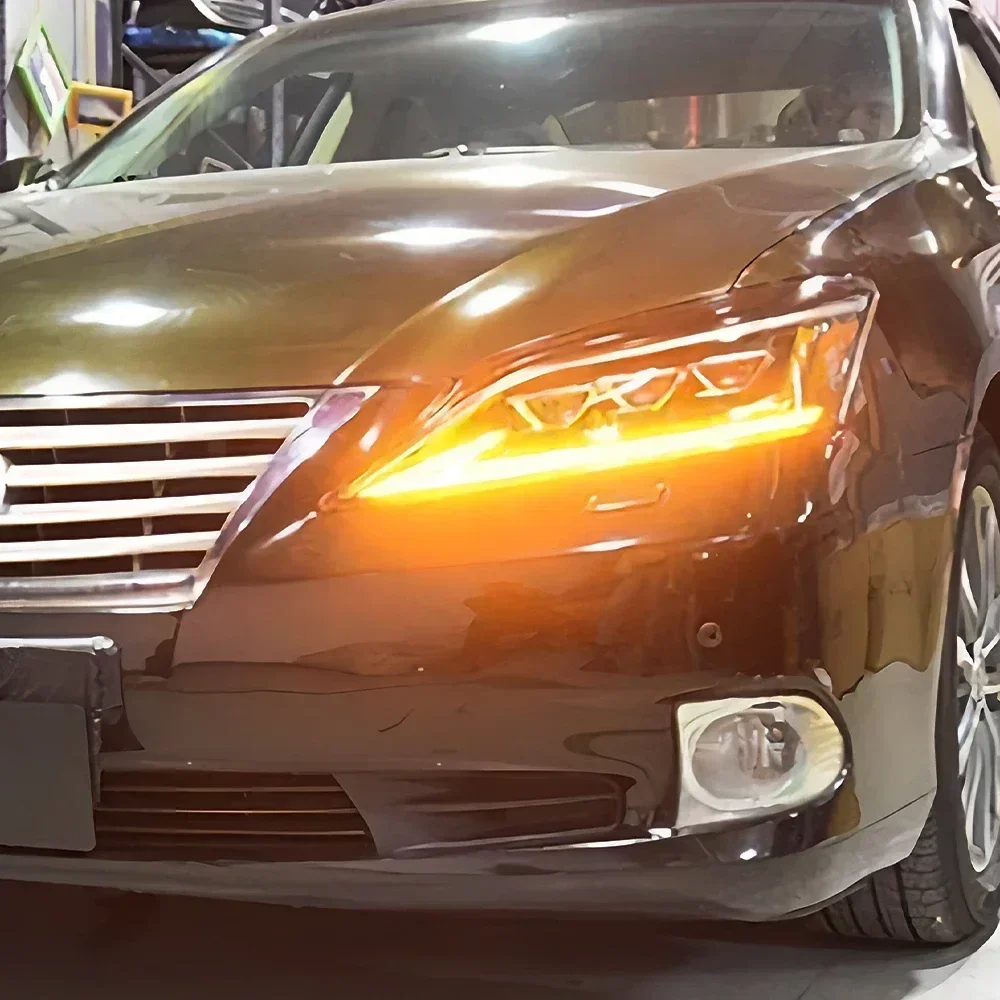 

For Lexus Es200 ES250 ES300 ES350 2006-2012 Auto Headlights Assembly Upgrade LED Three Projector Lens Car Front Lamp Accessories