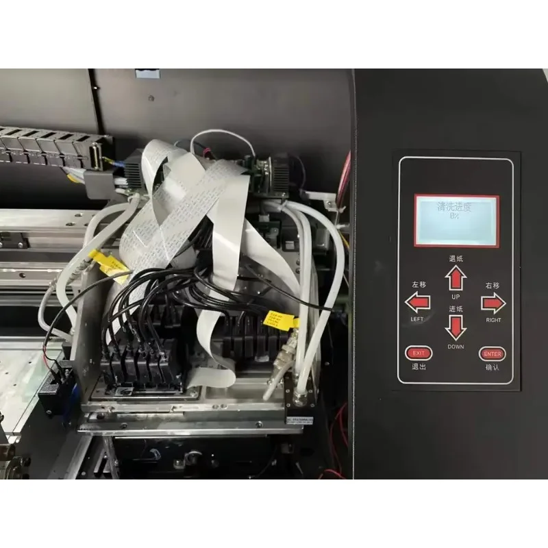 Stampante DTF A3 30CM Stampa a trasferimento da rotolo Stampante per trasferimenti avvolgenti per adesivi con tazza UV Dtf