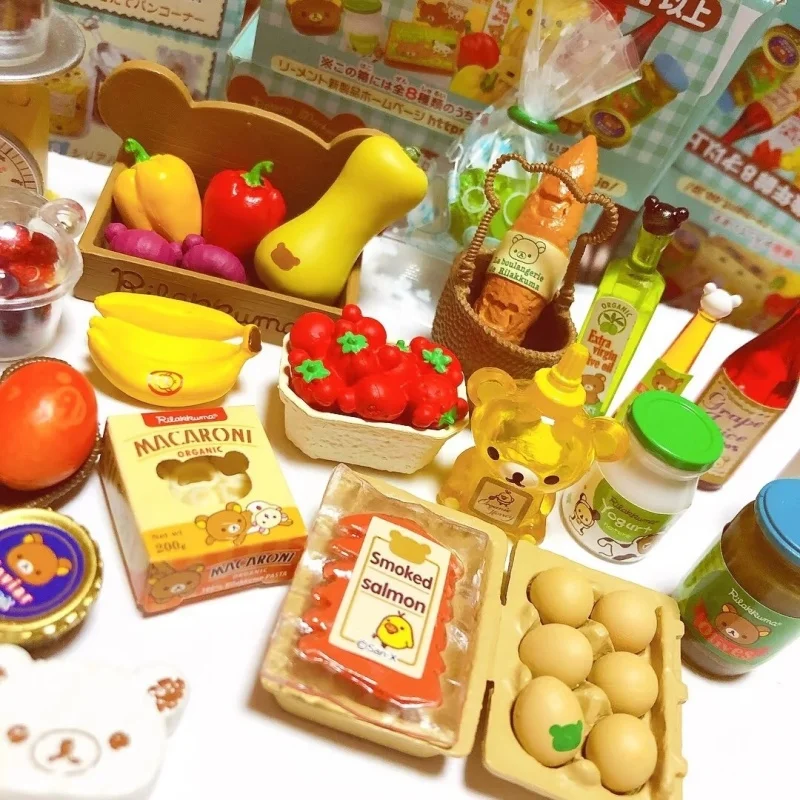 Rement Miniatuur Scène Luie Beer Supermarkt Blind Box - Natuurlijke markt Desktop Decoraties Verzamelfiguren voor hobby's