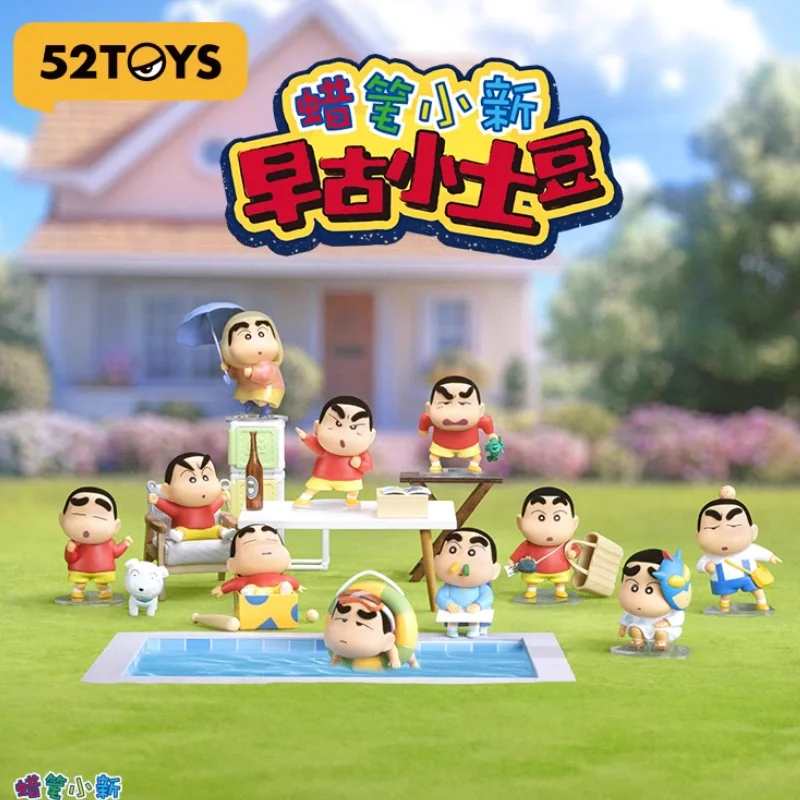 

В наличии: Новая оригинальная фигурка Крейон Шин-Чан в стиле раннего мультфильма, коллекционная коробка-сюрприз, подарок на день рождения, декор для рабочего стола