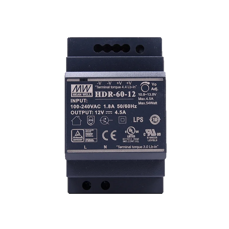 

Smart Home Switching Power Supply System Rail Type Power Supply Industrial Control System 12V/5A Transformer