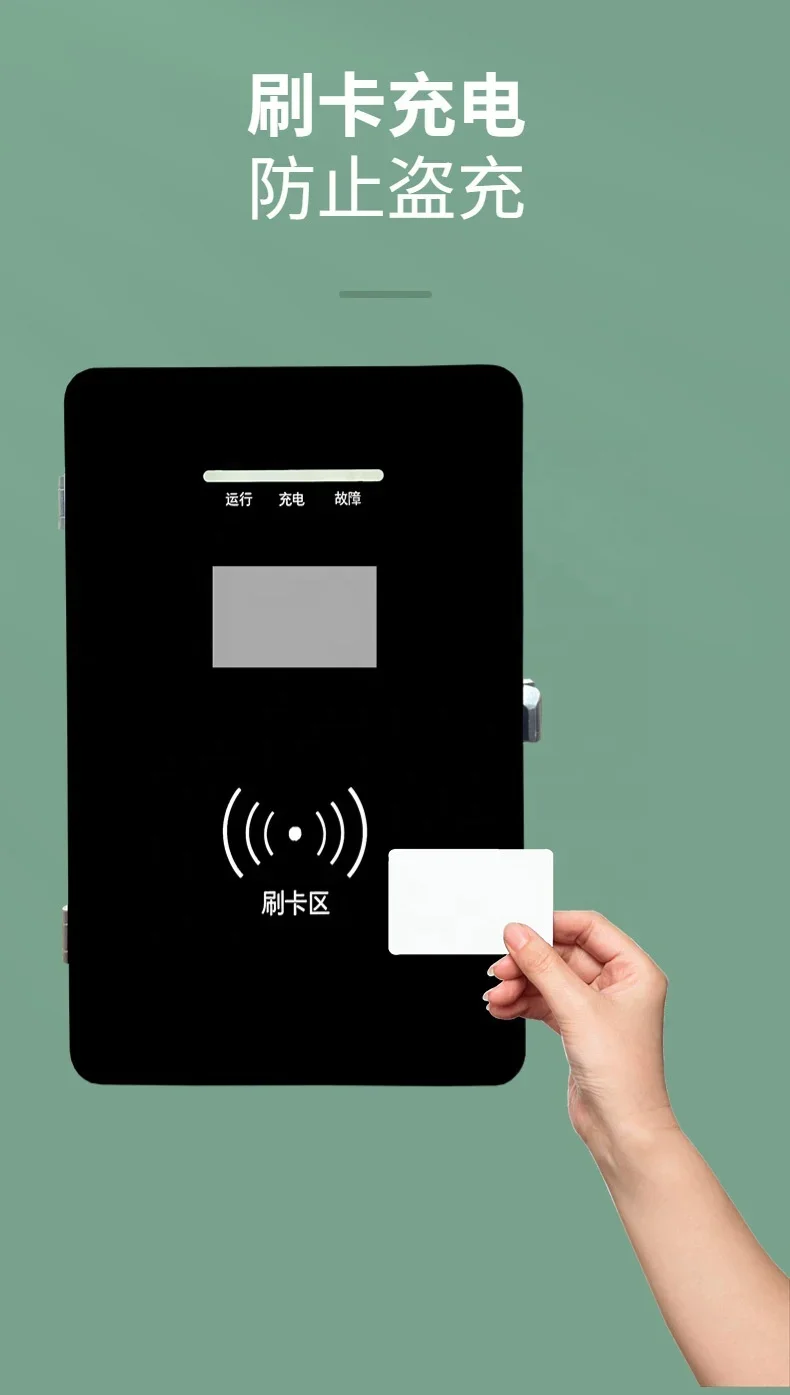 EV Charger Ocpp Type 2 32a 3 Phase 11KW or  22kw Wallbox Fast Electric Charging Station Aluminum Case