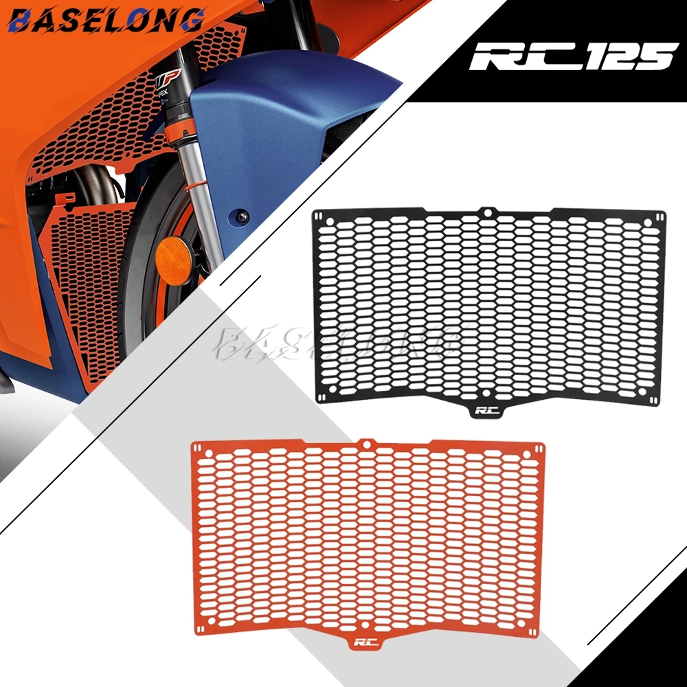 

Motorcycle Accessories Radiator Guard Protection Grille Cover Protector For RC 125 200 390 RC125 RC200 RC390 2022 2023 2024 2025