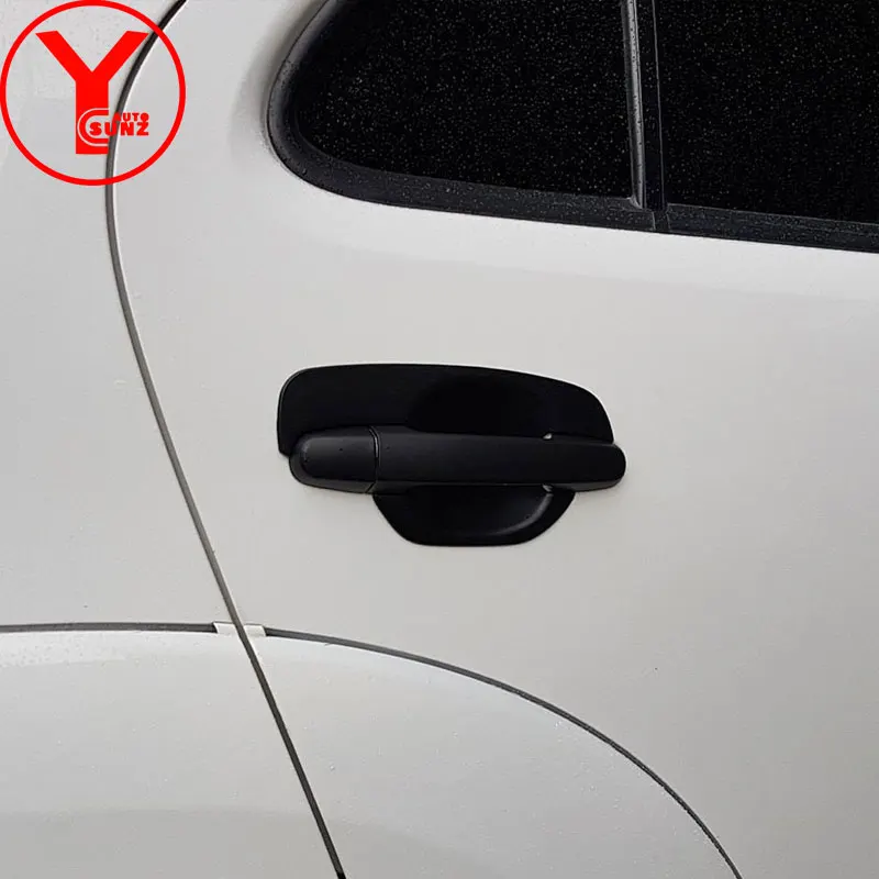 Car Door Handle Insert Bowl Cover Trim For Toyota Fortuner SW4 2012 2013 2014 Car Exterior Accessories Car Styling YCSUNZ