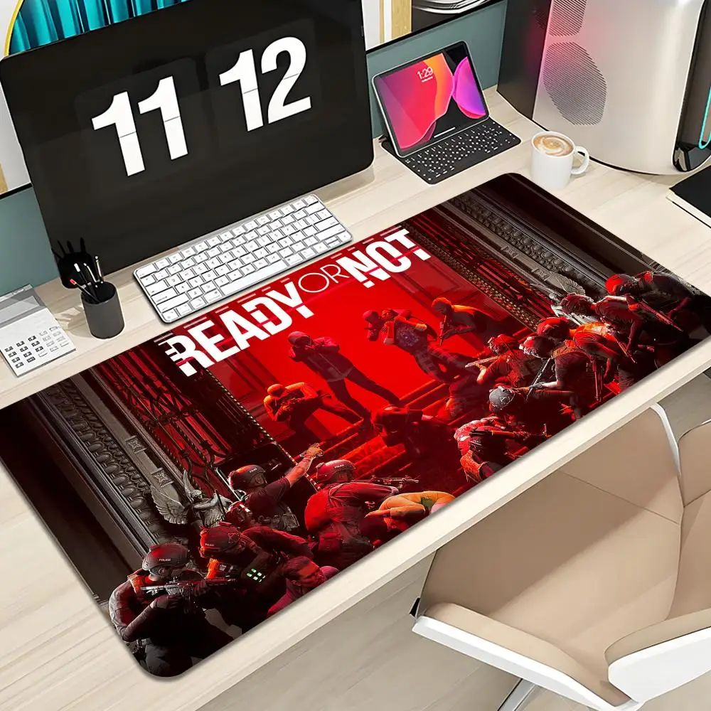 

game Ready or Not Mouse Pad Keyboard Mousepad large 1200X600 mm Desk Mat PC Gamer Office Carpet Home Table pad